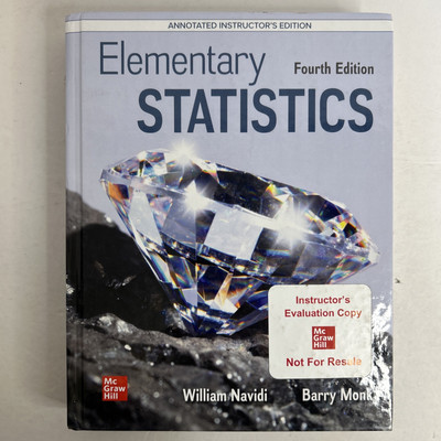 Elementary Statistics | Fourth Edition | Annotated Edition Instructors Edition