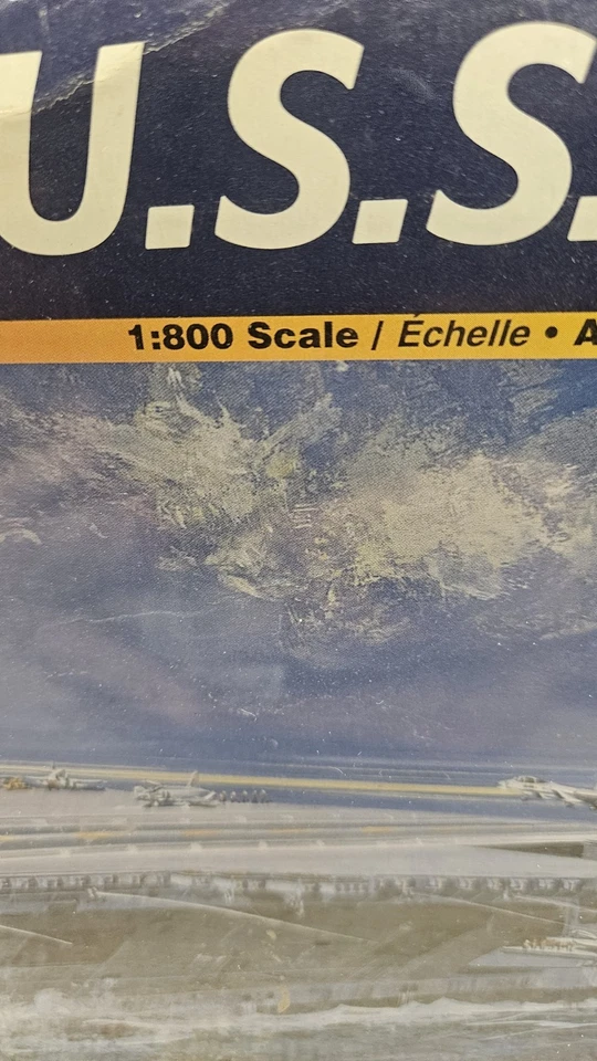 Revell Carrier U.S.S. Nimitz Kit # 85-3004 Factory Sealed Dented Box 1:800 Scale - Image 4 of 4