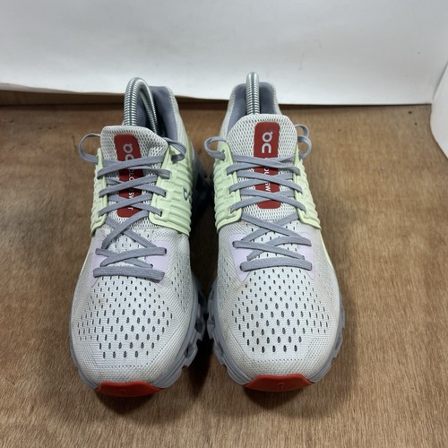 On Cloudswift Womens Size 7.5 Gray Green Athletic Running Walking Shoes Sneakers - Picture 2 of 9