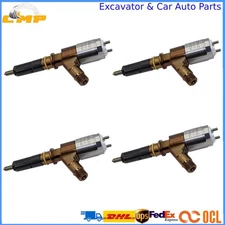 4pcs Fuel Injectors 320-0677 10R7671 For CAT C4.4 Engine 320D 420E 914G D4K D5K