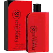 Perry Ellis 18 Fuego by Perry Ellis colugne for him EDT 3.3 / 3.4 oz New in Box