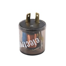 LDMINDA 2 Pin Electronic Flasher Relay 1pc 2 PIN 20 Amps 12V Flasher, clear