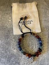 Mindful Soul Multistone Hamsa Bracelet