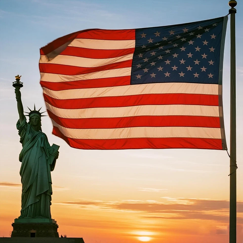 Allegiance American Flag 3x5 FT, Premium Heavy Duty US Flags for High Wind wi... - Image 2 of 4