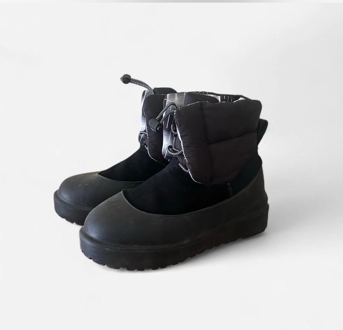 UGG CLASSIC MAXI TOGGLE BOOT NERO IMPERMEABILE CON PROTEZIONE Stivali US 6 EU 37