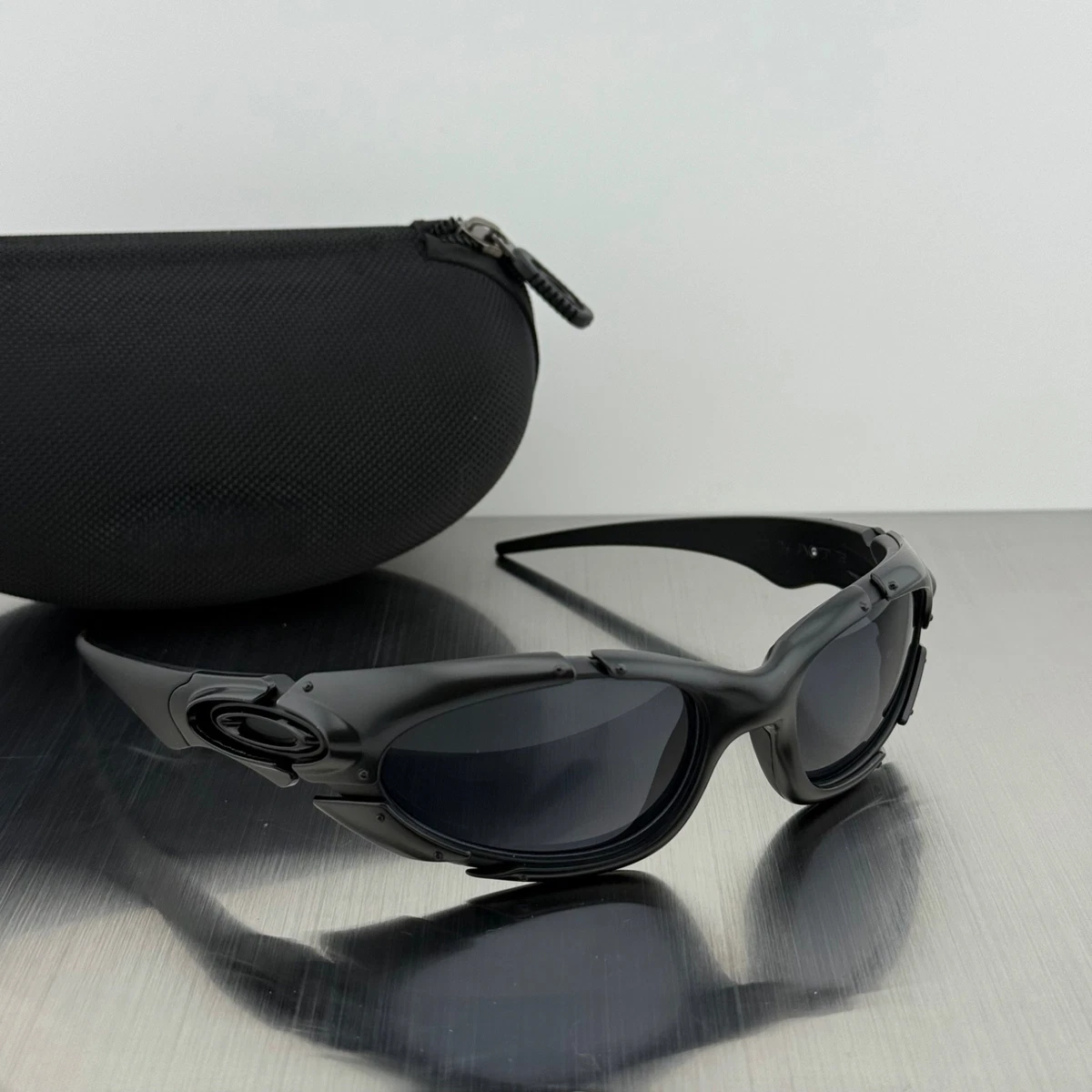 Oakley Silver Wrap Sunglasses for Men for sale | eBay