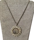 Vintage Necklace 1900 Morgan Silver Dollar Lady Liberty Coin Pendent