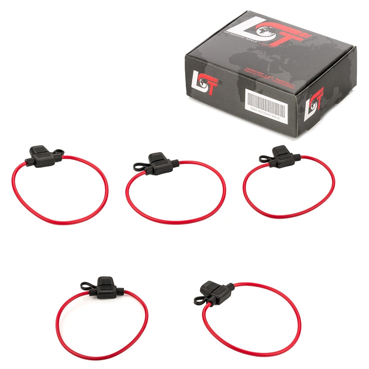 5x Fuse Holder with Blade Fuse Car Vehicle 20A for SAAB
