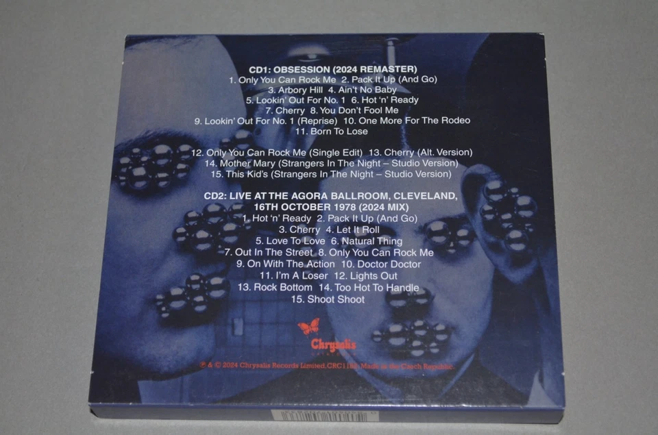 UFO – Obsession / Chrysalis Records 2024 / 2CD Deluxe Edition Digipak - Bild 2 von 2
