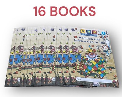 16 Pcs Heinemann Maths Year 2 Activity Book   Addition & Subtraction to 100 New