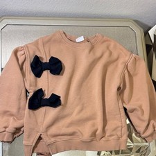 Zara kids Camel with bows Sweater