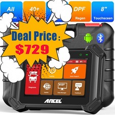 Ancel V6 Hd Heavy Duty Truck Hd Obd2 Scanner Bidirectional Diagnostic Scan Tool