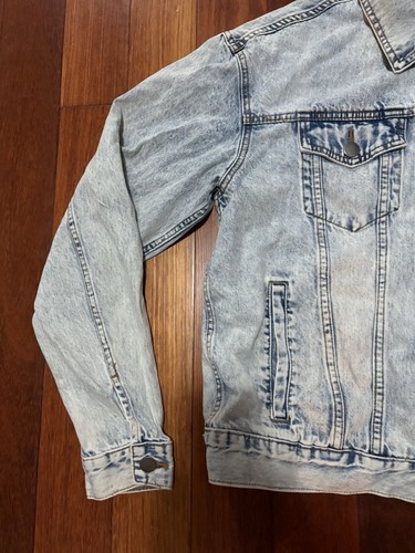 Denim Blue Acid Stone Wash RIPCURL Jacket Womens size L - Picture 3 of 10