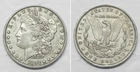 X7717  1892 Morgan Dollar, XF details, rim bumps
