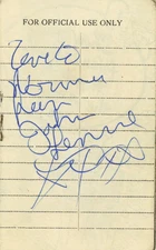 The Beatles signed 1962 cavern club membership card
