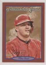 2019 Panini Diamond Kings Masters of the Game Holo Gold Mike Trout #MG3 o7m