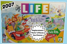 2007 The Game of Life #04000 Board Game REPLACEMENT PARTS/PIECES