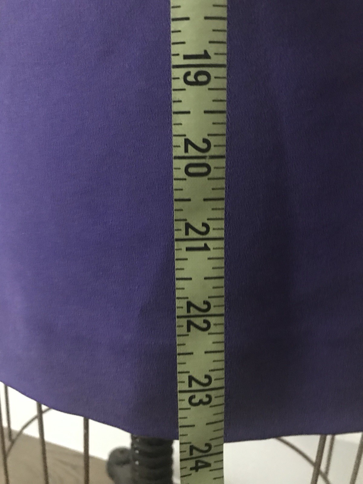 Vintage Travis Ayers Career 2 Pc Lined Silk Skirt Suit Purple Size 12