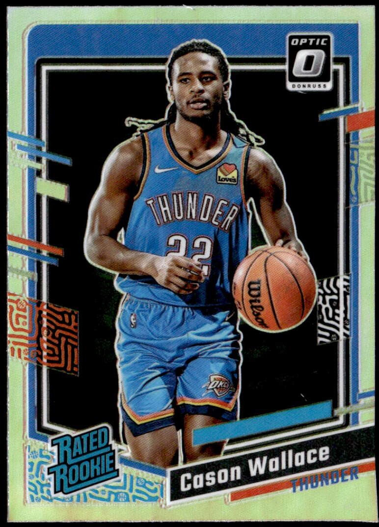 2023-24 Donruss Optic #218 Cason Wallace Holo Rated Rookie E1