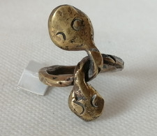 Extremely Rare Ancient Ring Bronze Viking Snake Artifact Authentic Amazing