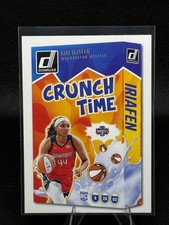 2025 Donruss WNBA #20 Kiki Iriafen Crunch Time Press Proof Blue