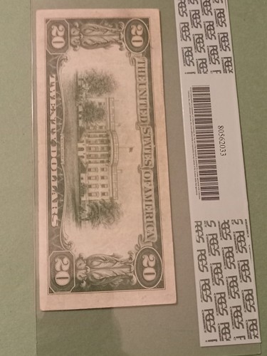 1928B $20 Federal Reserve Note Chicago PCGS 30 Very Fine Free Shipping - Picture 2 of 2