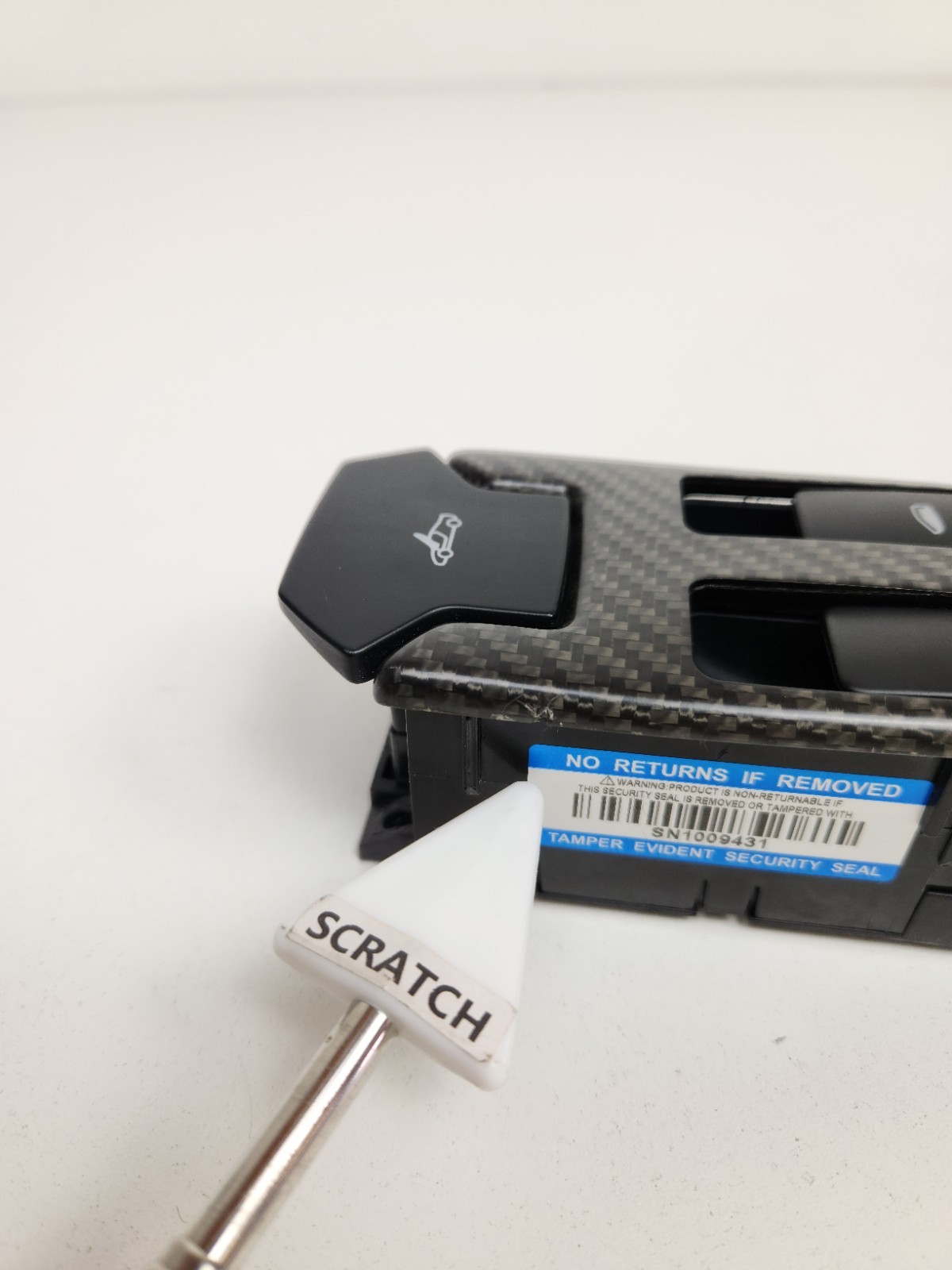 2015-2017 MCLAREN 675LT LEFT SIDE DOOR WINDOW CONTROL POWER MASTER SWITCH OEM 