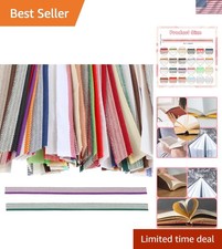 52 Pcs Colorful Polyester Book Binding Endban...