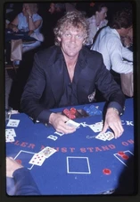 Bo Svenson 1975's Original 35mm Photo Transparency playing casino black jack