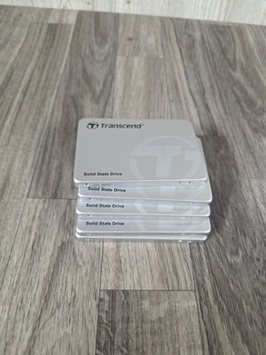 Lot of 5 Transcend 128GB Internal 2.5'' SSD Sata 6GB/s SSD370S TS128GSSD370S