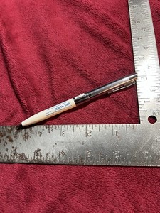 Vtg Sheaffer Northwestern Bell Calendar Pen, Call Zenith 2345 Before You Dig!