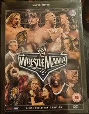 WWE/WWF Wrestlemania 22 Silver Vision 3 DVD Sealed Collectors Edition Release