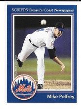 2009 Scripps New York Mets Spring Training PROMO Set Mike Pelfrey #34 RARE SP