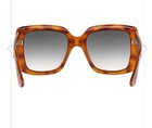 Gucci GG0029S 002 Women’s Tortoise Shell Square Sunglasses Brown Tinted UV400 — photo 3