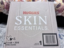 Huggies Skin Essentials Diapers Size 1 204ct 