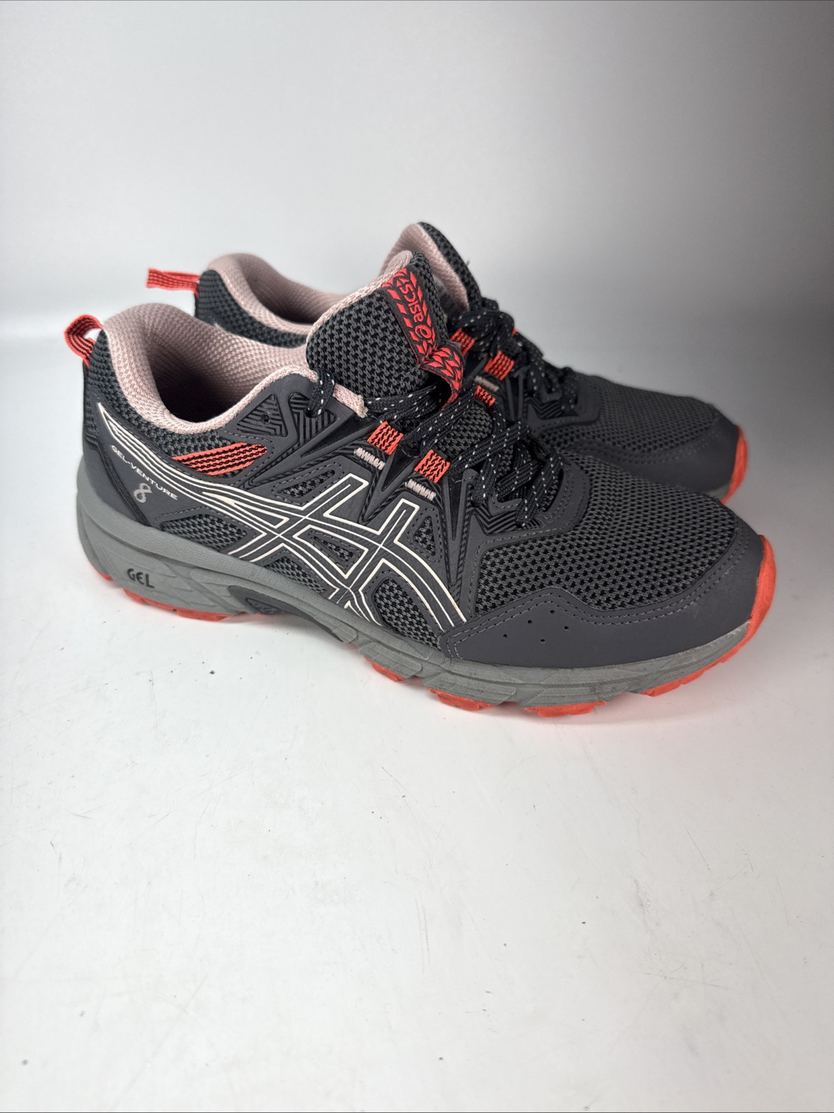 Asics Womens Gel-Venture 8 MT Gray  Trail Running Shoes 7 Medium (B,M) BHFO 4041 image 2