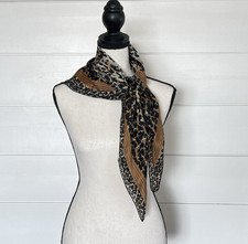 Scarf - Leopard Print Square 31"