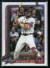 RONALD ACUNA JR 2025 Topps Chrome Update #ASGC-15 All Star Game Refractor