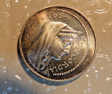 1000 LIRE ARGENTO ANNO 1970 - ROMA CAPITALE SIGILLATA - Repubblica Italiana