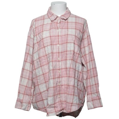 Old Navy, Flanellhemd, Größe: XL, The Boyfriend Shirt, Pink/Weiß, Baumwolle #DfC