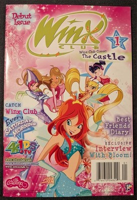 Winx Club Comic #1 Rainbow Media (2005) 4Kids Media Debut Issue w/trading card