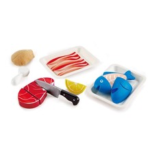 Multicolor Little Chef Pretend Play Food Set Protein Cooking Role Play Toy