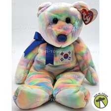 Ty Beanie Buddies Coreana the South Korean Bear Plush 2003