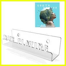 Wall Mount Now Playing Vinyl Record Stand, Acrylic Vinyl Record Storage Shelf...