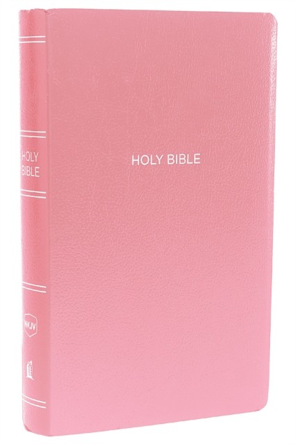 NKJV, Gift and Award Bible, Leather-Look, Pink, Red Letter, Comfort Print: Holy - Image 2