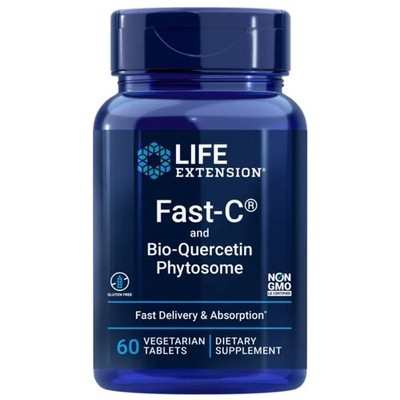 Life Extension Fast-C und Bio-Cercetin Phytosom - 60 Tabletten
