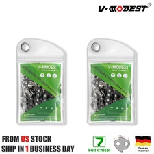 2PACK 18 Inch Chainsaw Chain For Echo CS400, Oregon 3/8" LP .050 62DL Blade