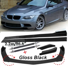 Front Bumper Lip Spoiler Splitter Car Body Rear For BMW E90 E92 E93 325i 335i