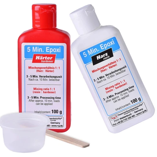 5 Minute Epoxy R+G 200g 1551001 R&G 100g Resin 100g Hardener Adhesive 5 Min