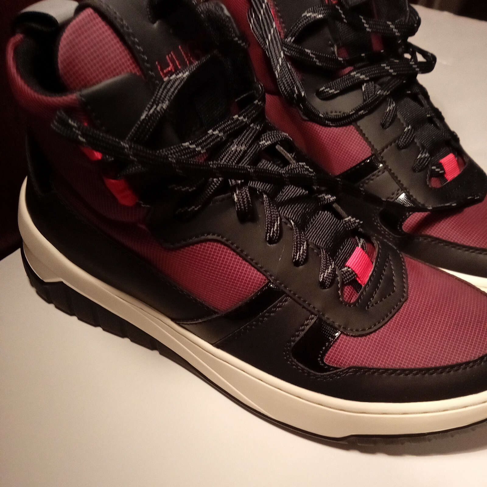 MENS SNEAKERS HUGO HIGH TOP TRAINERS 
